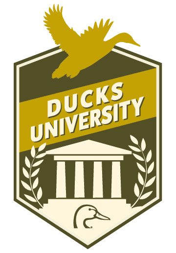 DU college logo sticker