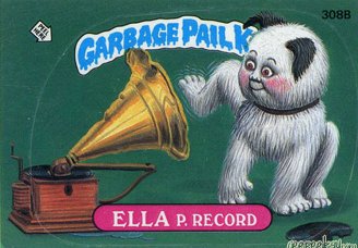ELLA P Record Funny Sticker Name Decal