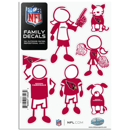 Cardinals Stick Family Decal Pack
