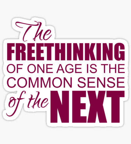 free thinking next generation sticker