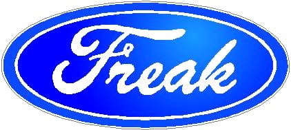 Freek Oval Decal COLOR
