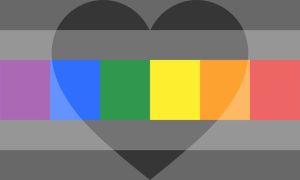 gray homoromantic pride flag