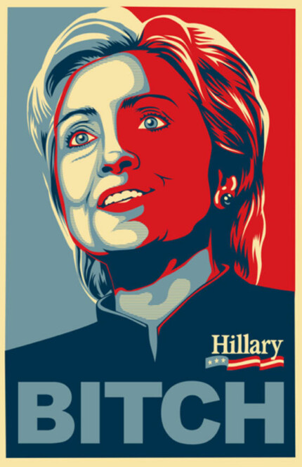 Hillary Bitch Sticker
