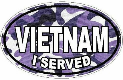 I Served Vietnam FILLS Camo Purple