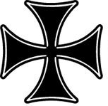 Maltese Iron Cross Sticker 2