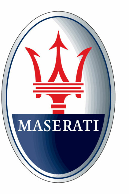 Maserati Logo Color Decal 1