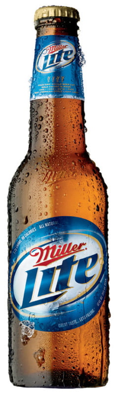 Miller Lite Bottle Decal