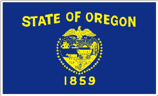 Oregon State Flag Decal