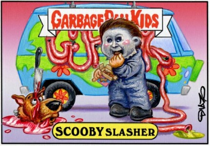 SCOOBY Slasher Gross Sticker Funny Name Decal