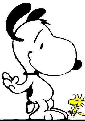 SNOOPY and Woodstock Peanuts Gang Sticker 03