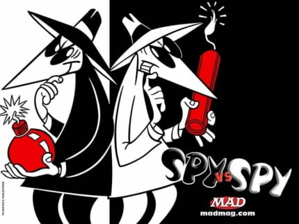 Spy Versus Spy Mad TV Decal Sticker5