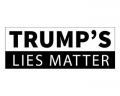Trumps Lies Matter Anti Donald Trump Bumper Sticker