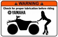Yamaha Funny Warning Sticker 1