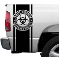 zombie_ourbreak_pickup truck vinyl graphic combo kit