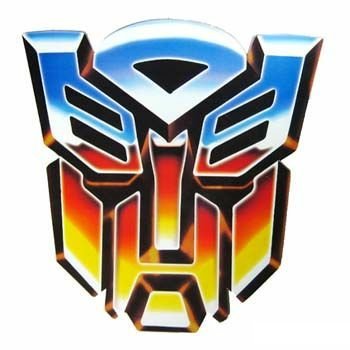 Color Transformer Autobot Decal