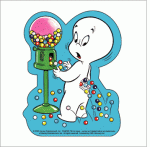 3286 - C GHOST the Friendly Ghost Decal