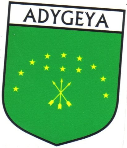 Adygeya Flag Crest Decal Sticker