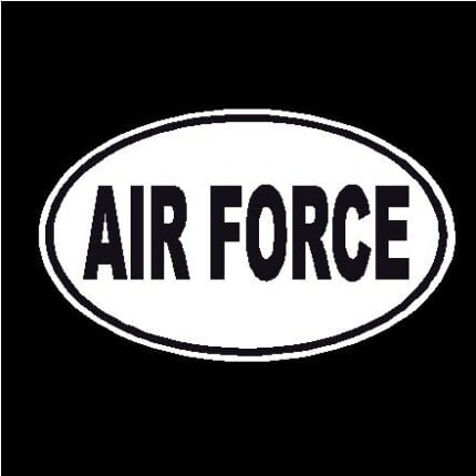 Air Force Oval Decal