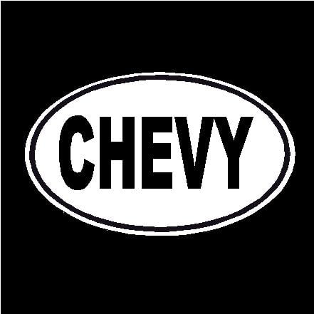 Chevy Oval Decal