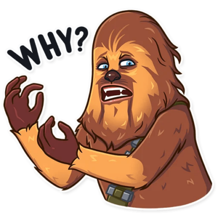 chewbacca wookiee star wars sticker 14