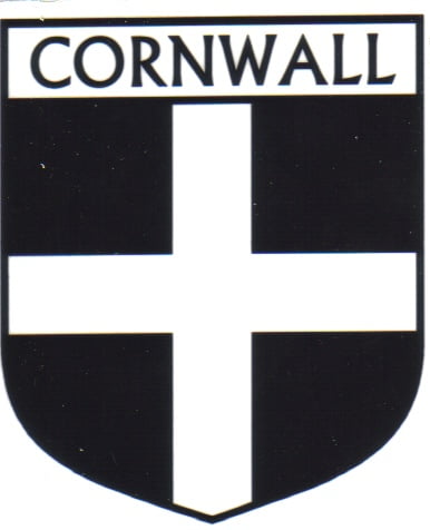 Cornwall Flag Crest Decal Sticker