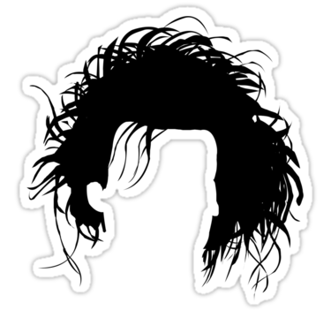Edward Sissorhands Hair Sticker