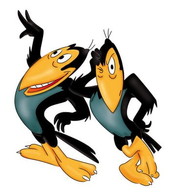 Heckle and Jeckle Sticker