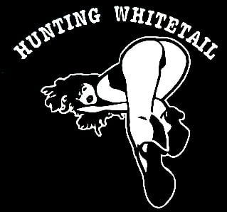 Hunting Whitetail Decal