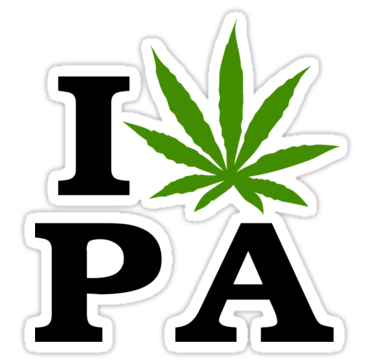 I Marijuana Pennsylvania Sticker