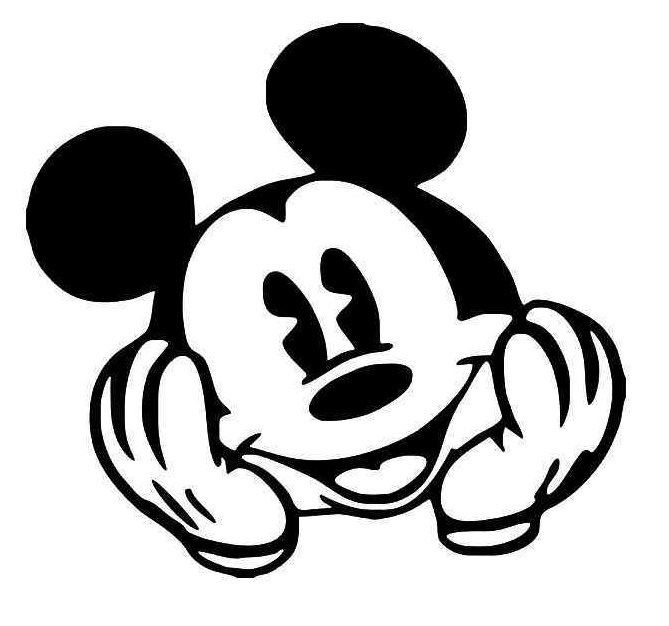 Mickey-Mouse-4-Vinyl-Decal - Pro Sport Stickers