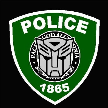 POLICE Transformer Shields Auto Green