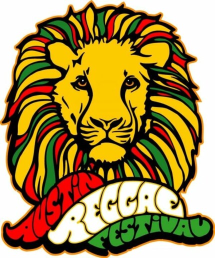 reggae fest austin lion sticker