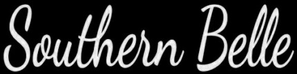 script_southern_belle_vinyl_decal_sticker_words_only_vehicle_auto_car