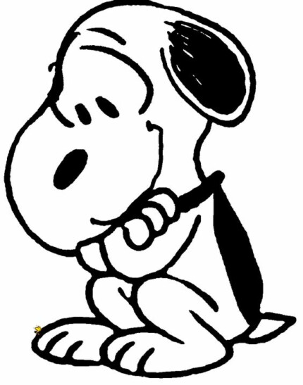SNOOPY and Woodstock Peanuts Gang Sticker 01