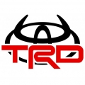 TRD Toyota Racing Division Color Sticker