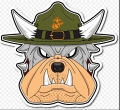 usmc bulldog head logo
