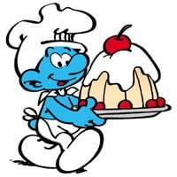 Cook Smurf Decal