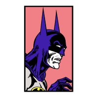 Bat Head Sticker 2