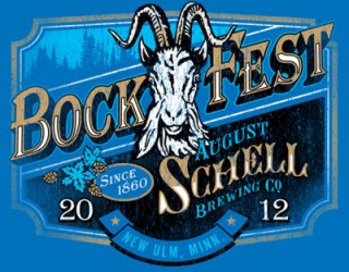Bock Fest August Schell Beer Label Sticker