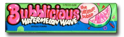 Bubblicious Watermellon Wave Bubble Gum Sticker