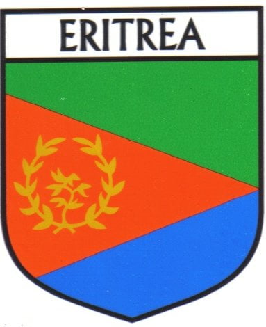 Eritrea Flag Crest Decal Sticker