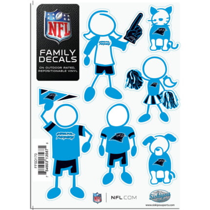 Panthers Stick Family Decal Pack