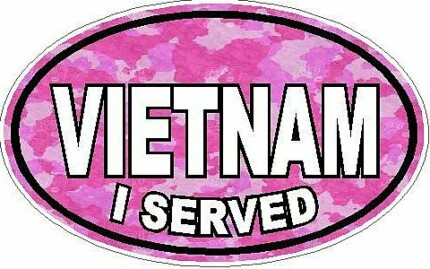 I Served Vietnam FILLS Camo Pink