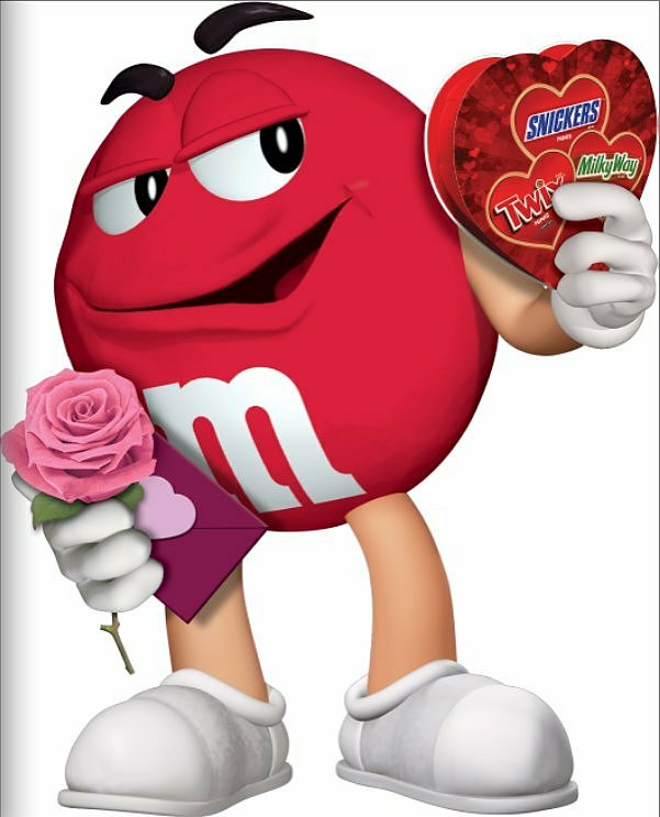 Red M&M Decal / Sticker 43