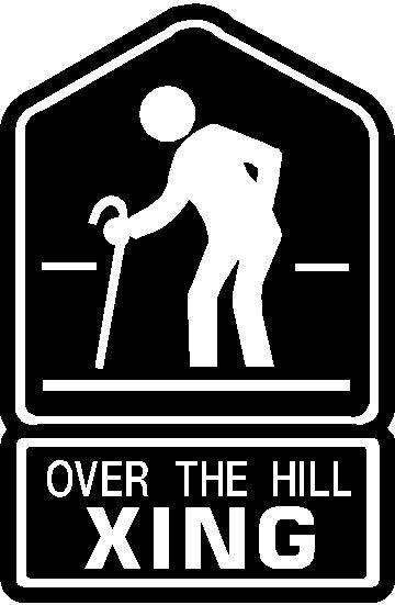 Over the Hill XING Decal