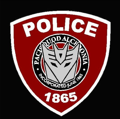 POLICE Transformer Shields Decp Red