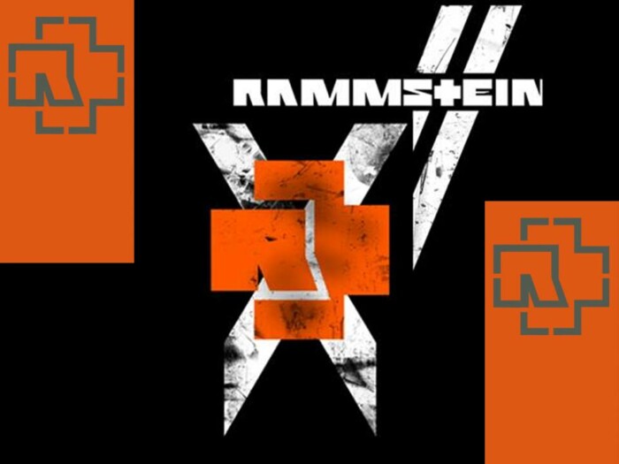 Rammstein 3 Color Band Decal