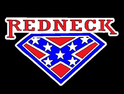 redneck superman sticker
