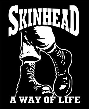 skinhead way of life diecut decal