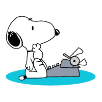 Snoopy Sticker Color 2